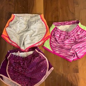 Sold Nike shorts -3 pair Youth M